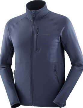Warmes und leichtes technisches Fleece Sntial Lightwarm FZ M Blue Nights für Herren Größe L Navy blau