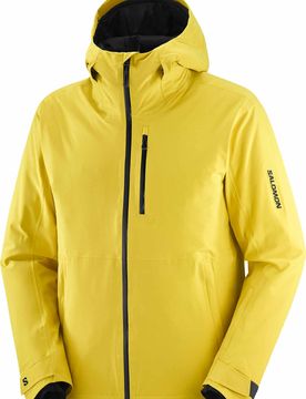 Veste de ski isolante en PrimaLoft® - Highland Jacket M Cress Green - Taille M - Jaune
