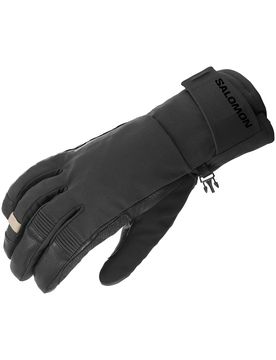 Handschuhe aus GORE-TEX und PrimaLoft® Qst GTX Gloves U Deep Black für Herren aus Softshell Größe M schwarz
