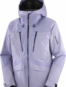 Wasserdichte und warme Skijacke Spark Jacket M Blue Granite für Herren Größe M Violett