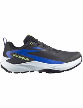 Chaussures de trail en GORE-TEX - Genesis GTX Black/Bluing/Acid Lime - Taille 11 UK - Noir