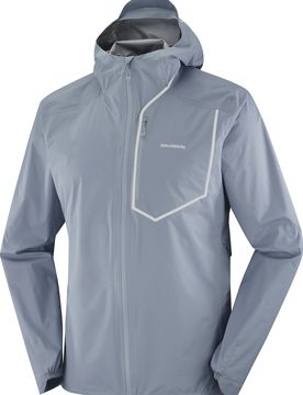 Veste de trail imperméable et coupe-vent - Bonatti Pro Jkt M Trade Winds - Taille S - Gris