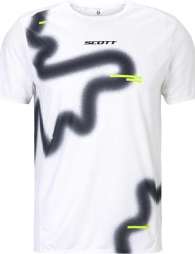 T-shirt de running léger et respirant - RC Run SS Tee M White Black - Taille M - Noir