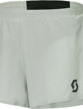 Short léger et déperlant running - RC Run Split Shorts M Spray Grey - Taille S - Gris