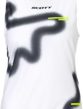 Débardeur de running léger et respirant - RC Run Tank W White Black - Taille S - Blanc