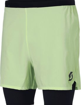 Short léger et respirant stretch - Endurance Tech Hybrid Shorts M Acid Yellow Black - Taille L - Jaune