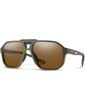 Polarisierte Sonnenbrille Truss Matte Olive Oil ChromaPop Polarized Brown Khaki