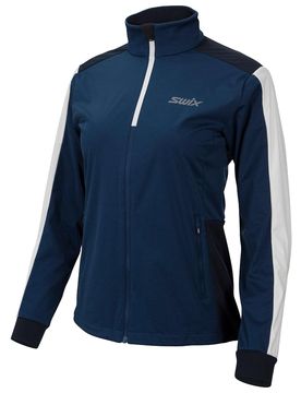 Jacke Skijacken Skilanglauf Cross Jacket M Estate Blue für Herren aus Softshell Größe M Blau