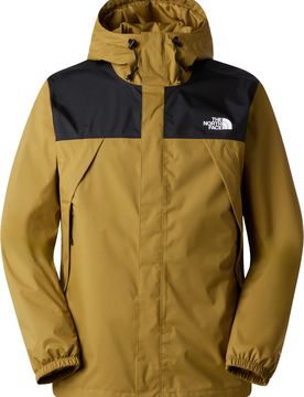 Veste de randonnée imperméable et coupe-vent - M Antora Jacket Cedar TNF Black en Nylon - Taille S - Marron
