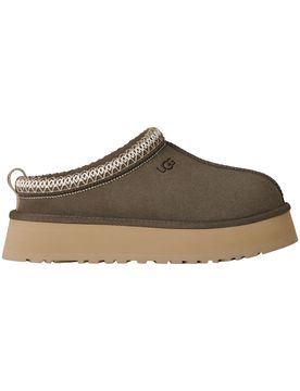 Plateau-Hausschuhe für draußen – Damen / Frau – Tazz II W Tazz II Dried Oregano für Damen aus Leder Größe 6 US Braun