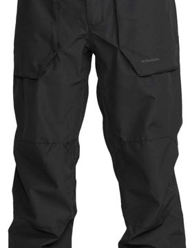 Wasserfeste und atmungsaktive Schneehose Roan Pant Black für Herren Größe L schwarz