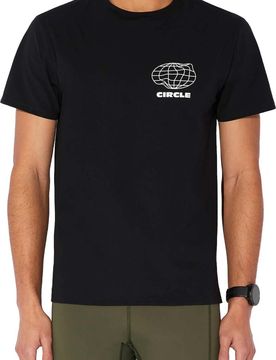 T-shirt de trail/running - Agility Run T-Shirt Onyx Black - Taille S - Noir