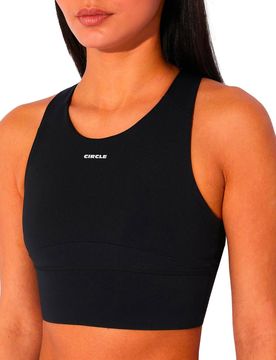 Brassière de trail/running - Level Up 2.0 Bra Onyx Black - Taille M - Noir