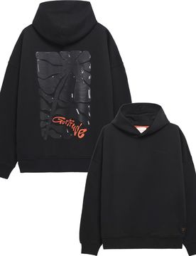 Sweat à capuche confortable - Antoine Daisy Black - Taille M - Noir