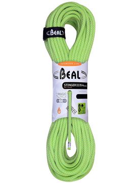 Corde d'escalade - Stinger III 9.4mm Anis - Taille 80 m - Jaune