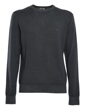 Maglione girocollo in lana vergine