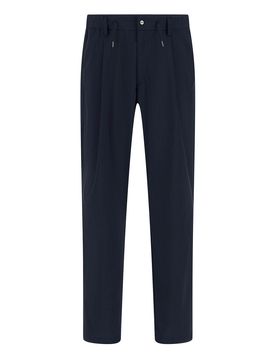 Pantaloni in lana tecnica ultra-fine in