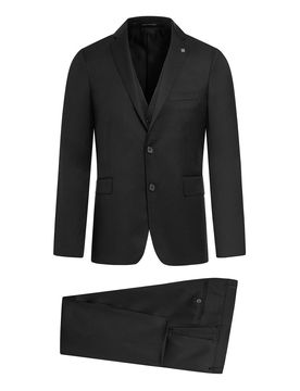 Vestito di lana su misura con gilet