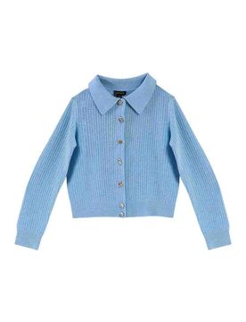 Cardigan per fascino a maglia via cavo