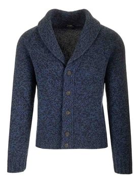 Barba Cardigan in lana vergine pura