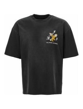 Amiri T-shirt di cristallo aquila