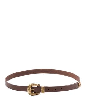 Cintura in pelle `Vlogo Signature '