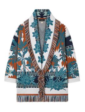 Alanui Cardigan in lana Island Soul