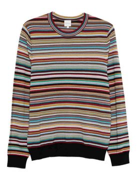 Maglione in lana a righe iconiche