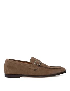 Mocassino Monofibbia Adler In Suede Marrone