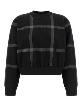 Maglione lavorato a maglia incrociato
