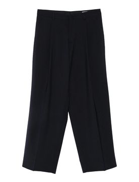 Pantaloni sartoriali in cotone scuro