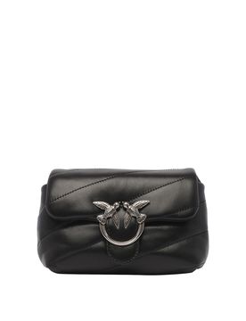 Love Baby Borsa in pelle con catena
