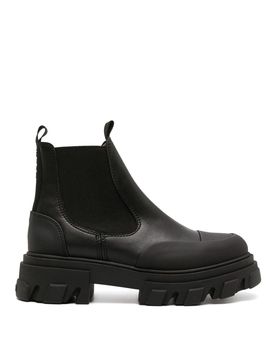 Stivaletti Chelsea bassi in pelle