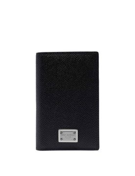 Portacarte bifold in pelle stampa Dauphine