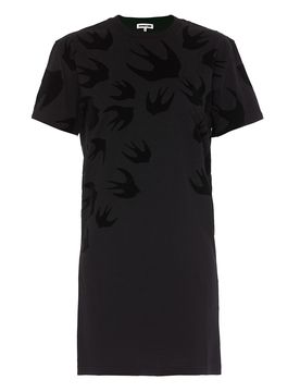 Mcq Abito T-shirt stampa Swallow