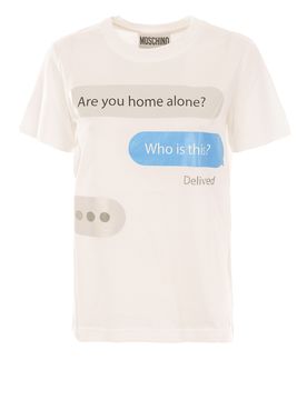 Moschino T-shirt con stampa Chat