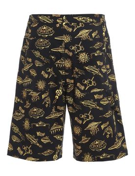 Shorts con stampa Spaceship