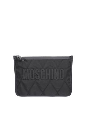 Moschino Clutch in tessuto tecnico