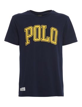 T-shirt con ricamo Polo college