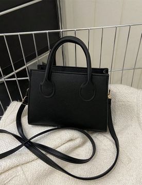 Bolso De Mano De Pu Del Color Sólido, Bolsa Cuadrada Pequeña Casual Y Simple, Mini Bolso De Hombro Para Commuter, Bolso Cruzado De Moda Para Salidas