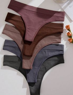 Paquetes de tangas sólidos y sexy de malla