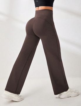 Leggings casuales de cintura alta con bolsillos para mujer