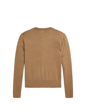 Polo Cardigan en coton mélangé