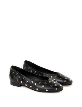 Ballerines Dandy cloutées en cuir