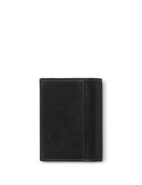 Portefeuille en cuir lisse