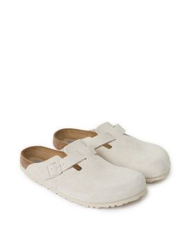 Mules en cuir Boston Big Buckle