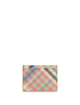 Porte-cartes à carreaux