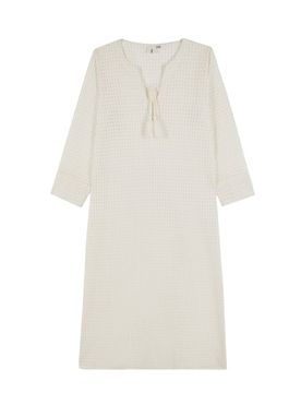 Robe Aline à broderie anglaise en coton