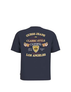Guess T-shirt en coton Bleu L Male