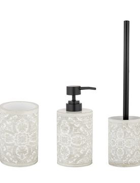 Bad-Accessoire Set „Ortezzano“, 3-tlg. aus Polyresin